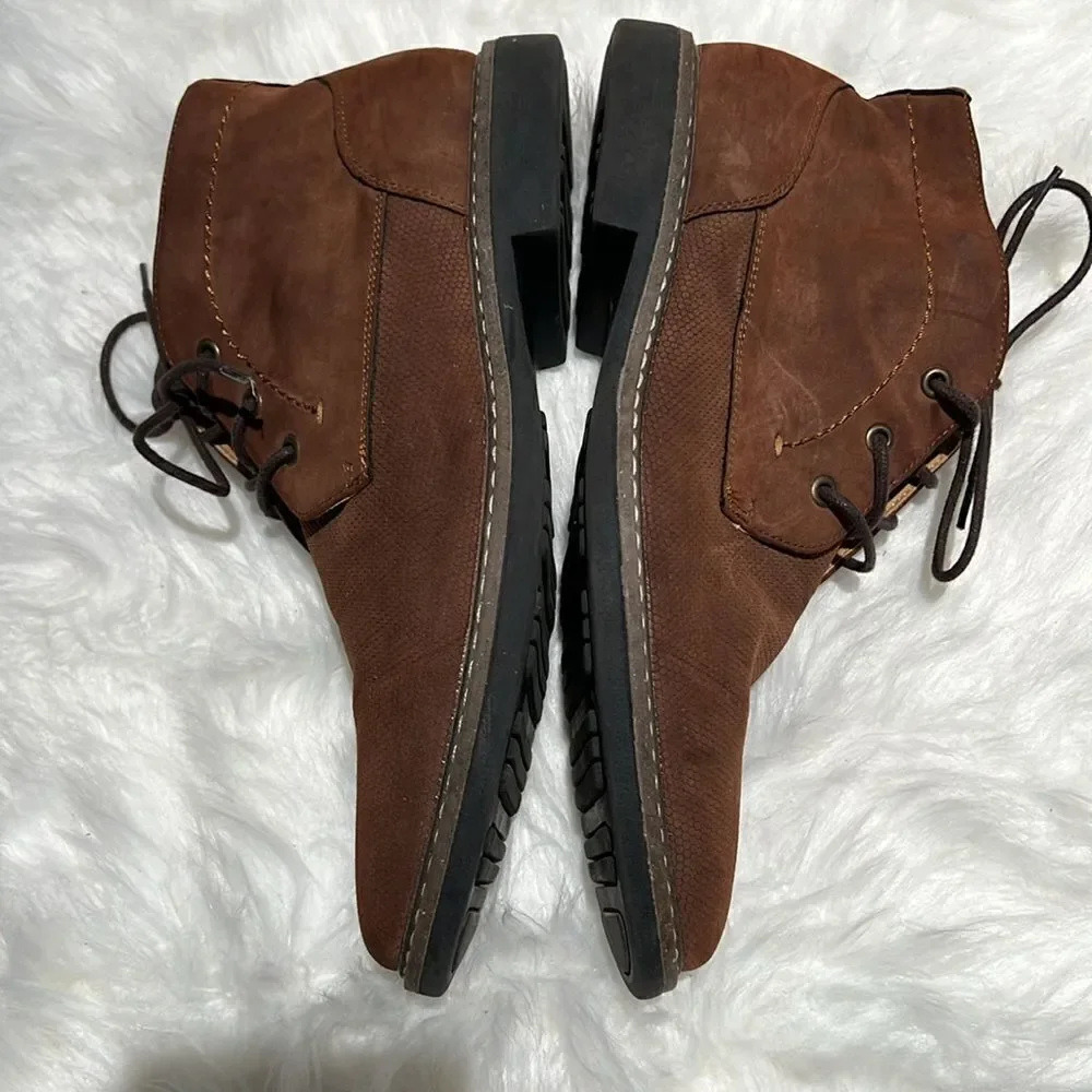 Kenneth Cole Men's Passage Cognac Chukka Boots Size 10.5.‎  B81